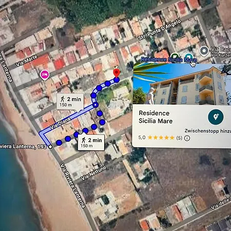 Apartamento Residence Sicilia Mare Casa Vacanza Scoglitti 150 M Al Mare